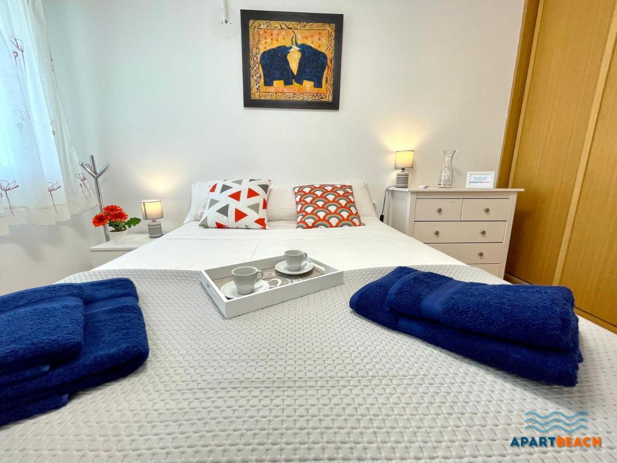 Apartbeach Los Juncos Residencial Piscinas Y Petanca La Pineda Exteriör bild