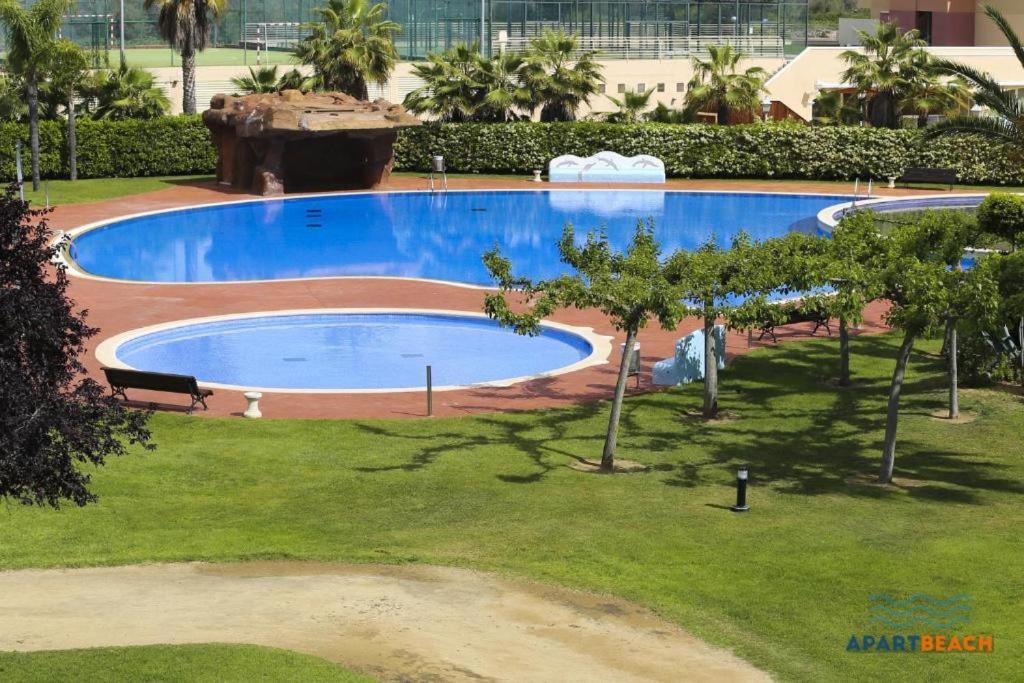 Apartbeach Los Juncos Residencial Piscinas Y Petanca La Pineda Exteriör bild